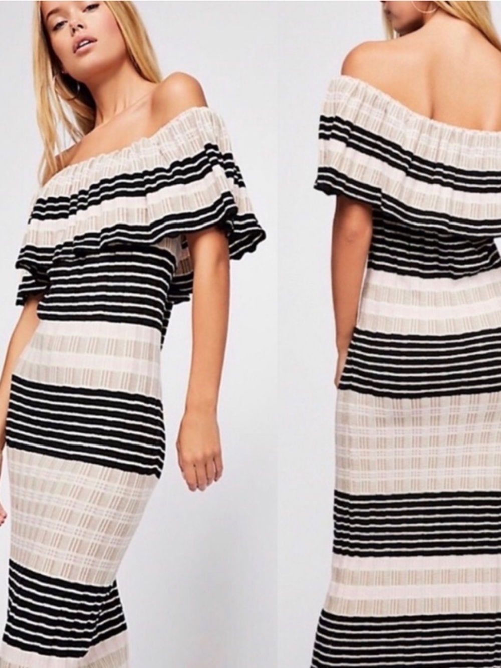 Free People Off Duty Striped Dress